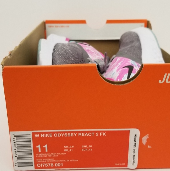 Nike Women's odyssey react flyknit 2 Running shoes - Picture 6 of 7